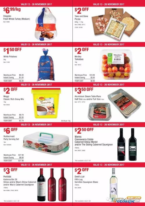 costco 本周最新打折圖表 拉桿箱 旅行用品降價啦 還有烤火雞