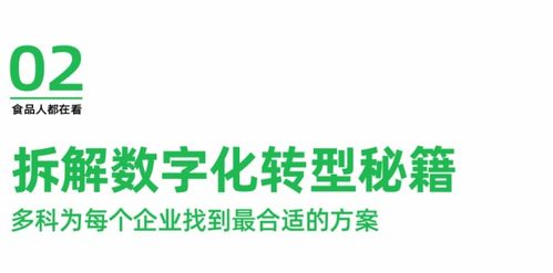 一食大咖說丨多科 服務8000 企業,用數字化喚醒食品工廠新活力